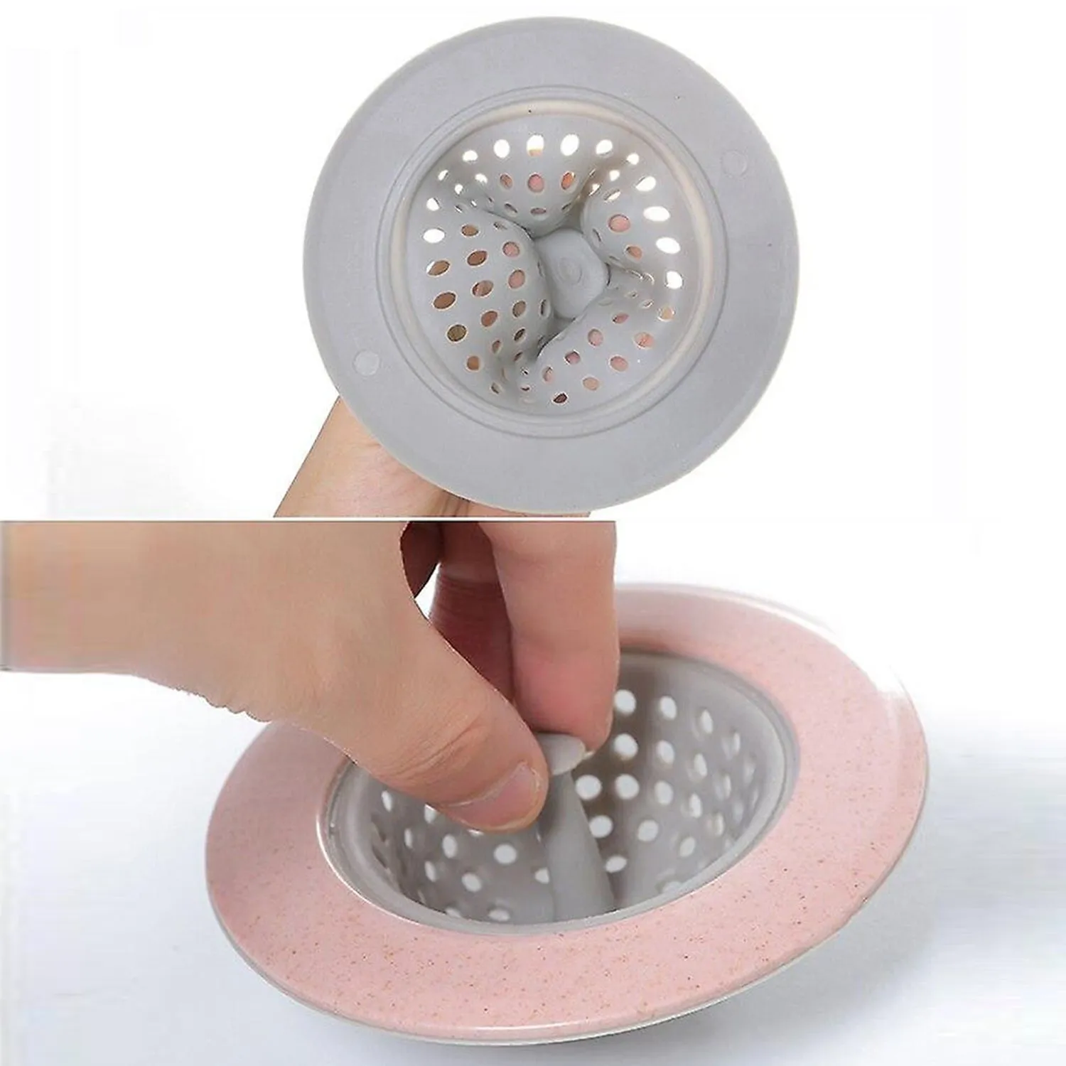 1108 Silicon Sink Strainer Kitchen Drain Basin Basket Sink Drainer