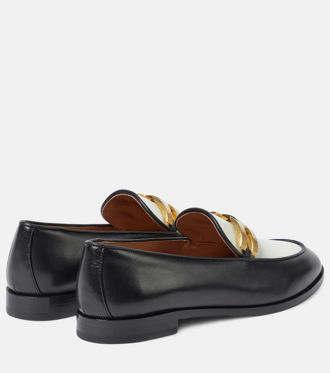 Brandi Aquazzura leather loafers, multicolor
