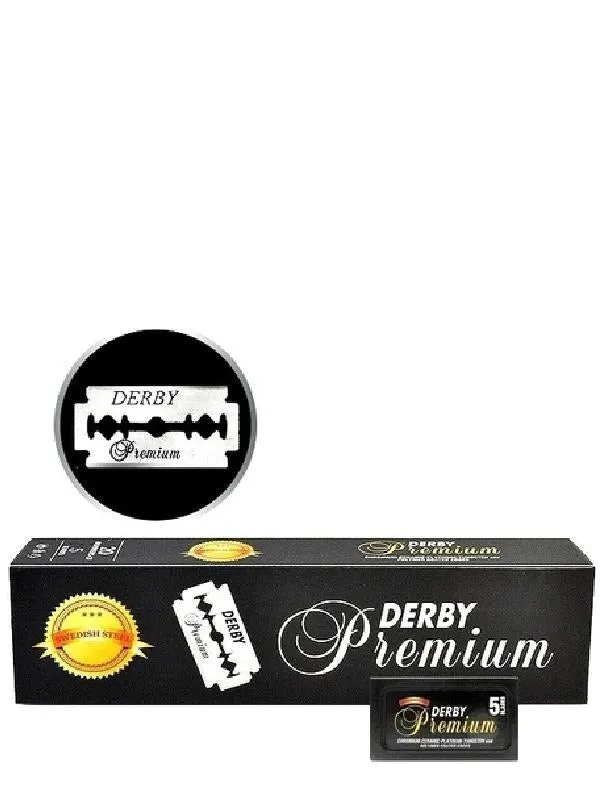 Derby Premium Blades 20x5 Pack Double Sided Blades