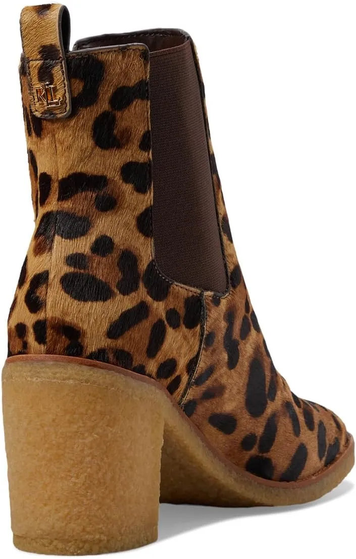 Marianna LAUREN Ralph Lauren ankle boots, chestnut