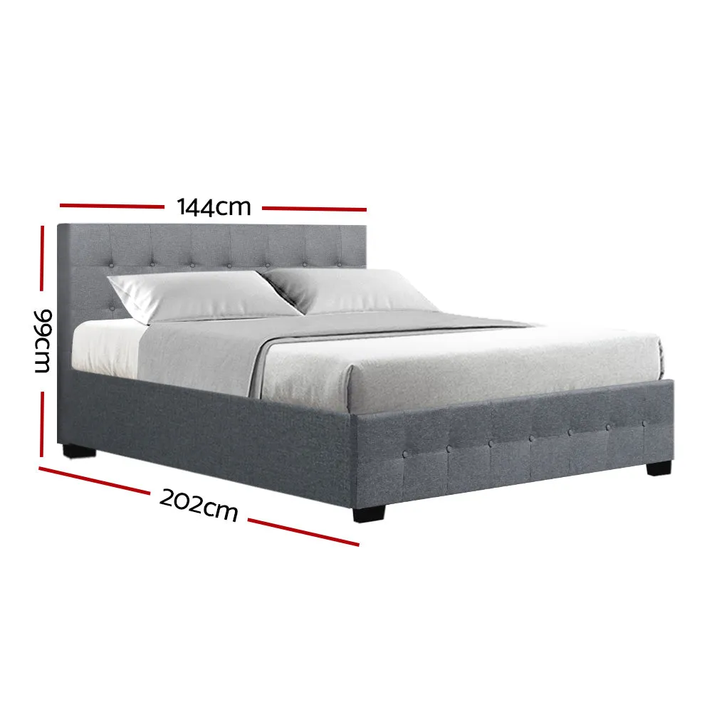 Mindil Storage Double Bed Frame Grey
