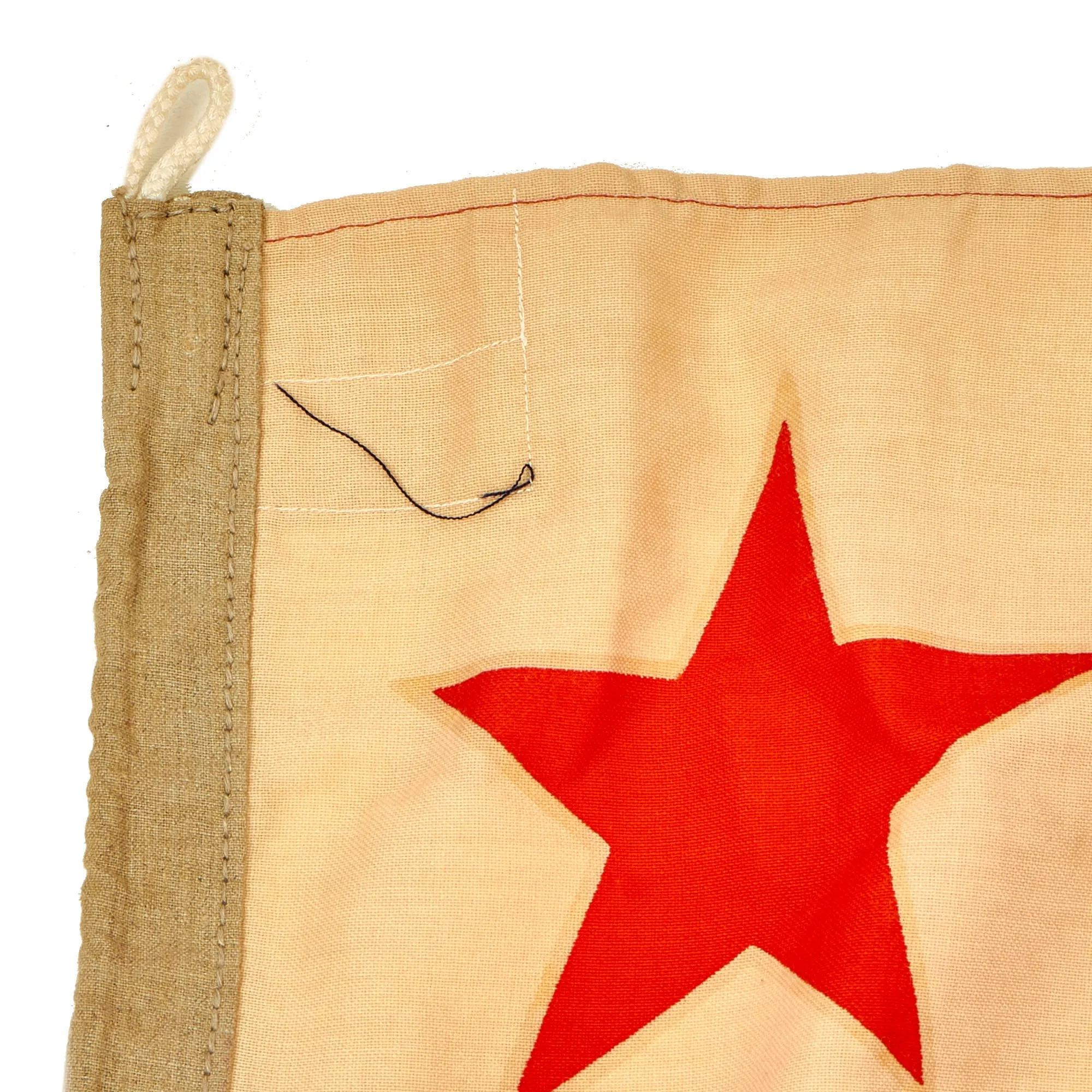 Original Cold War Era Soviet Naval Flag of Task Force Commander Dated 1990 - 26" x 40”