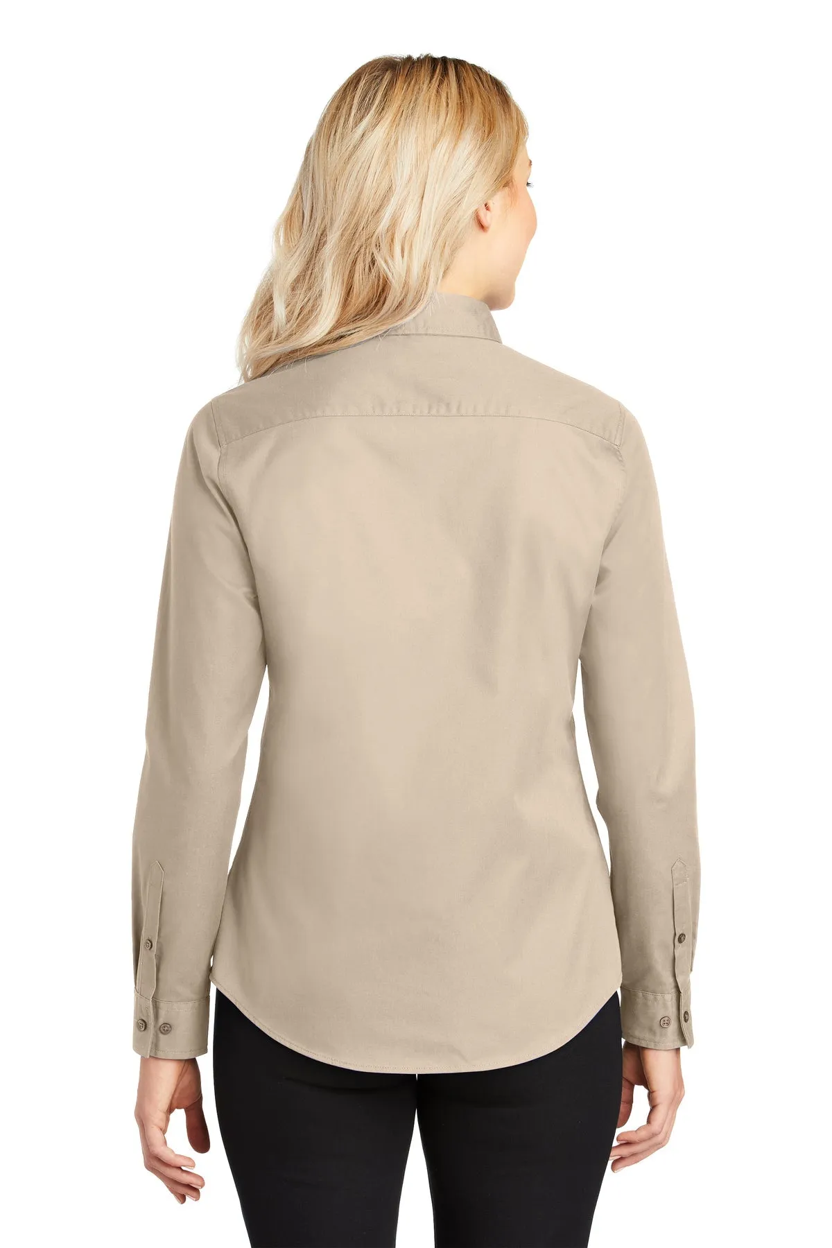 Port Authority Ladies Custom Easy Care Shirts, Stone