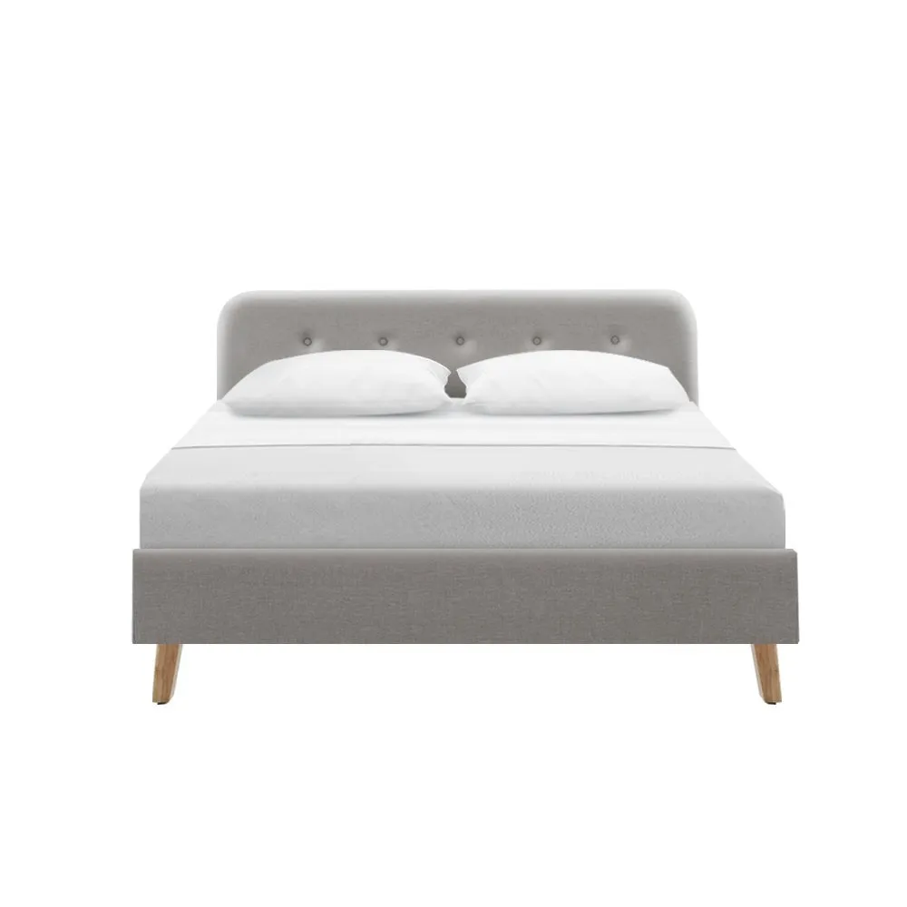 Tarcoola Double Bed Frame Beige